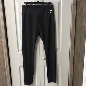 EUC Gymshark Black High-Waist Leggings XL 26” inseam